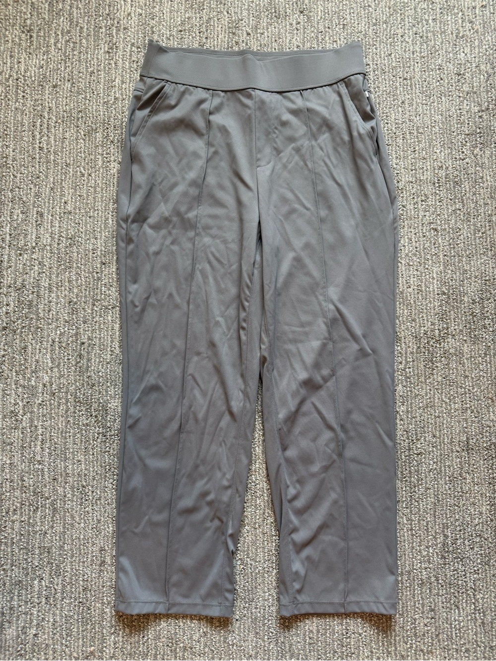 Halara Mid High Waisted Golf Pants Women’s Medium Gray Quick Dry UPF 40+ Pockets